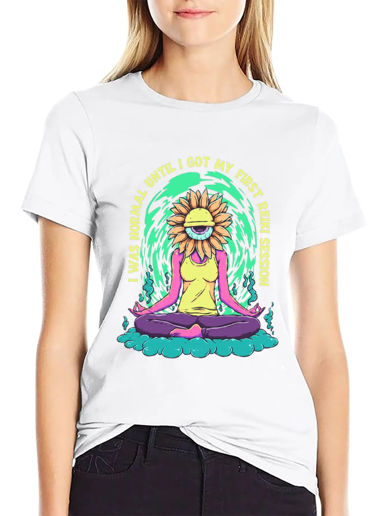Reiki Practitioner Breathable Soft Cotton T-Shirt – Timeless Casual Look