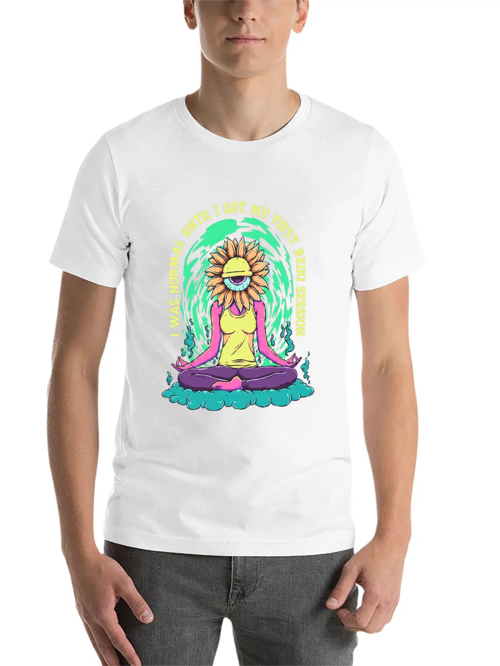 Reiki Practitioner Breathable Soft Cotton T-Shirt – Timeless Casual Look