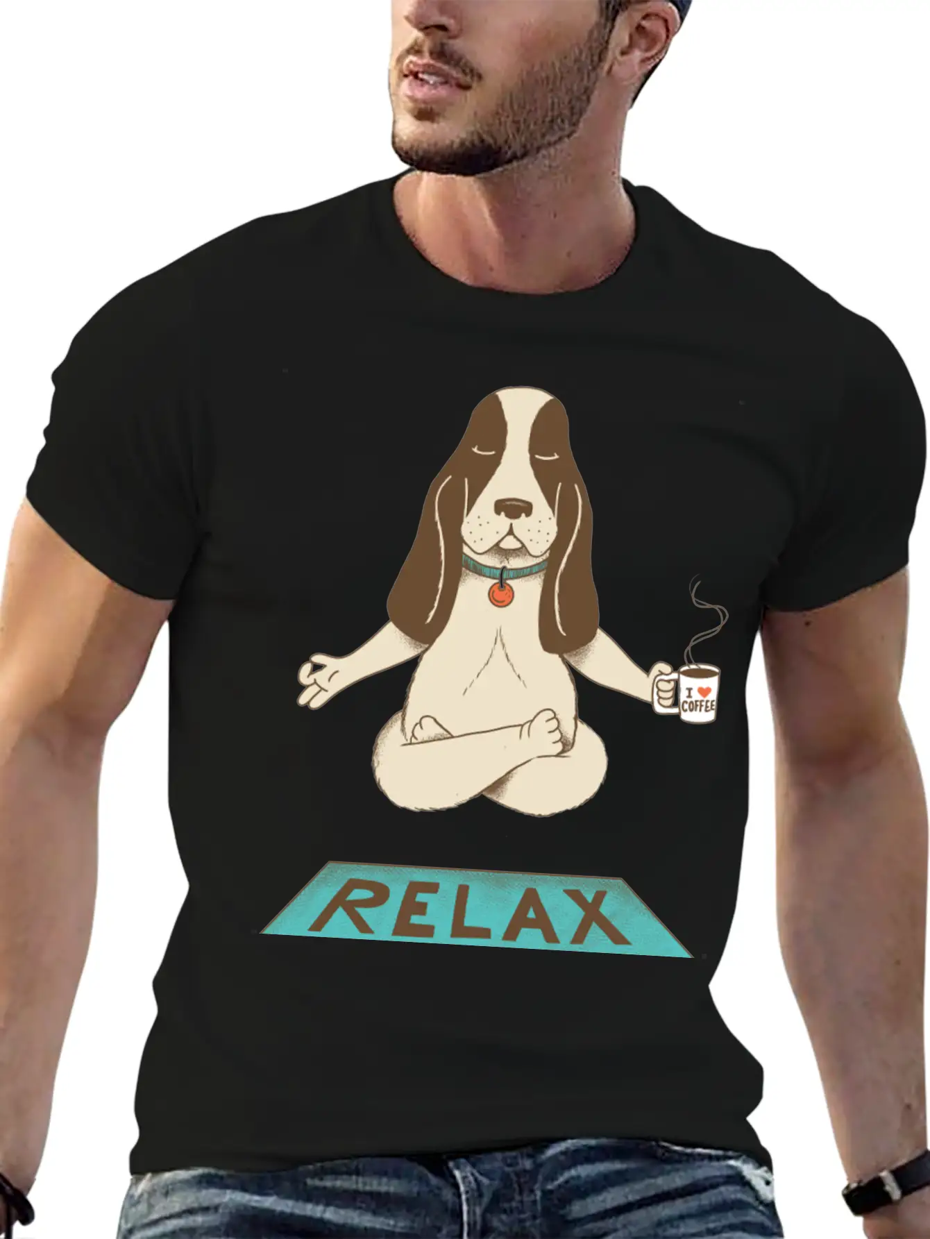 Relax Dog Unisex Casual T-Shirt – Clean Design For Daily Comfort