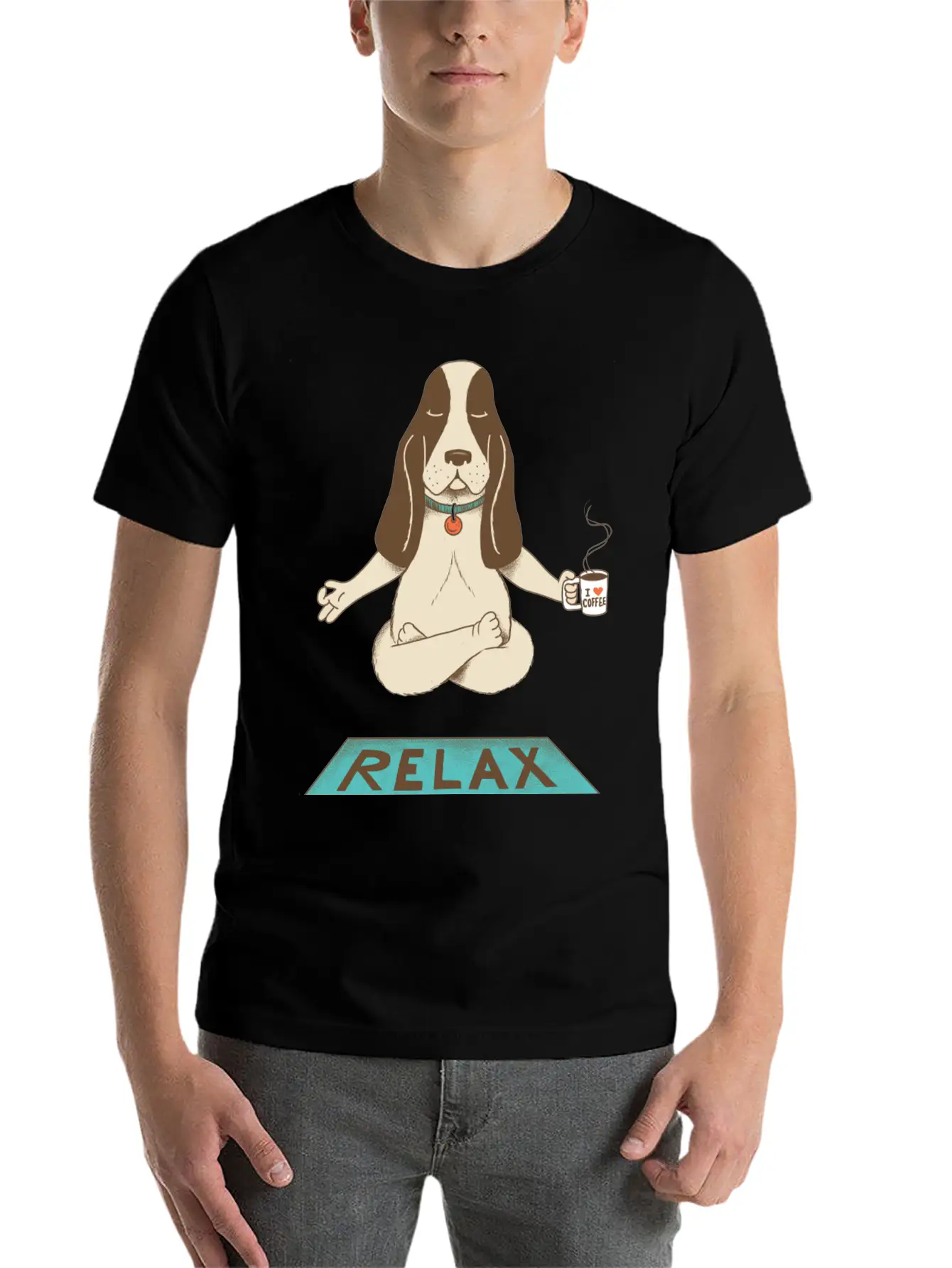 Relax Dog Unisex Casual T-Shirt – Clean Design For Daily Comfort