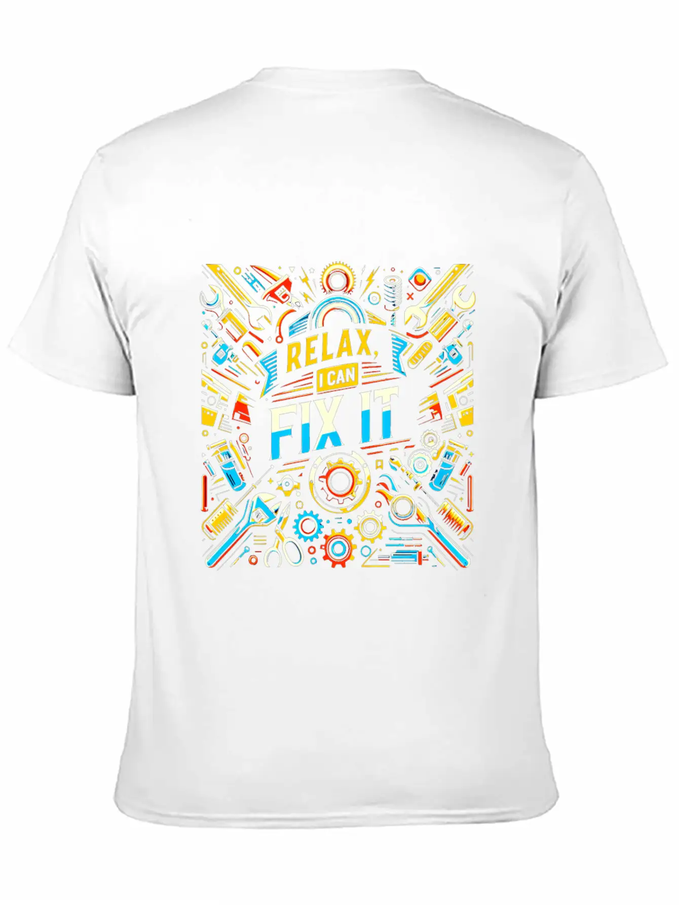 Relax I Can Fix It 33 Breathable Soft Cotton T-Shirt – Timeless Casual Look