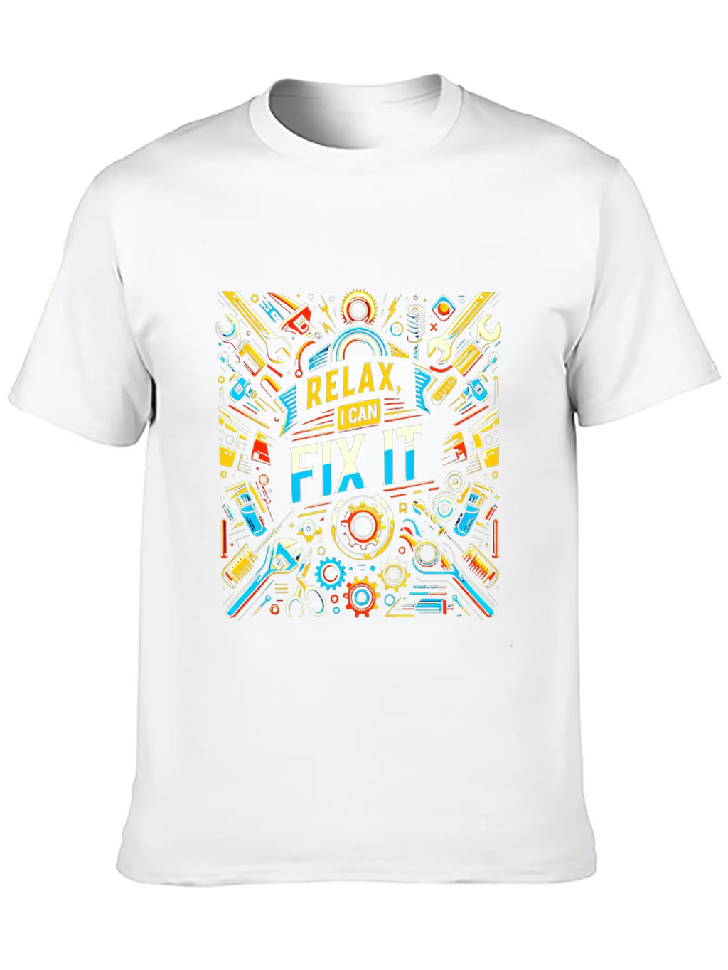 Relax I Can Fix It 33 Breathable Soft Cotton T-Shirt – Timeless Casual Look
