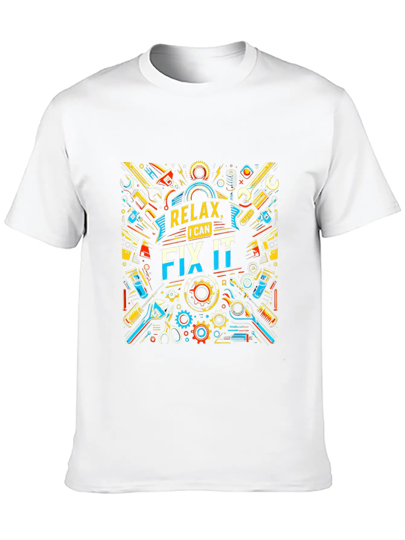 Relax I Can Fix It 33 Breathable Soft Cotton T-Shirt – Timeless Casual Look