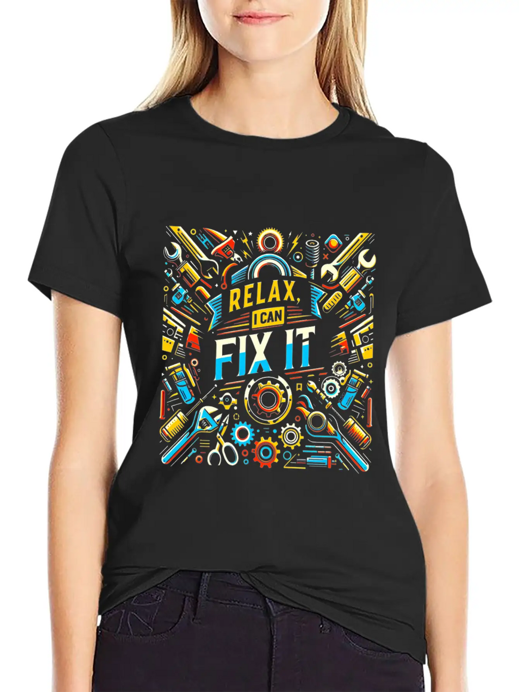 Relax I Can Fix It 33 Breathable Soft Cotton T-Shirt – Timeless Casual Look