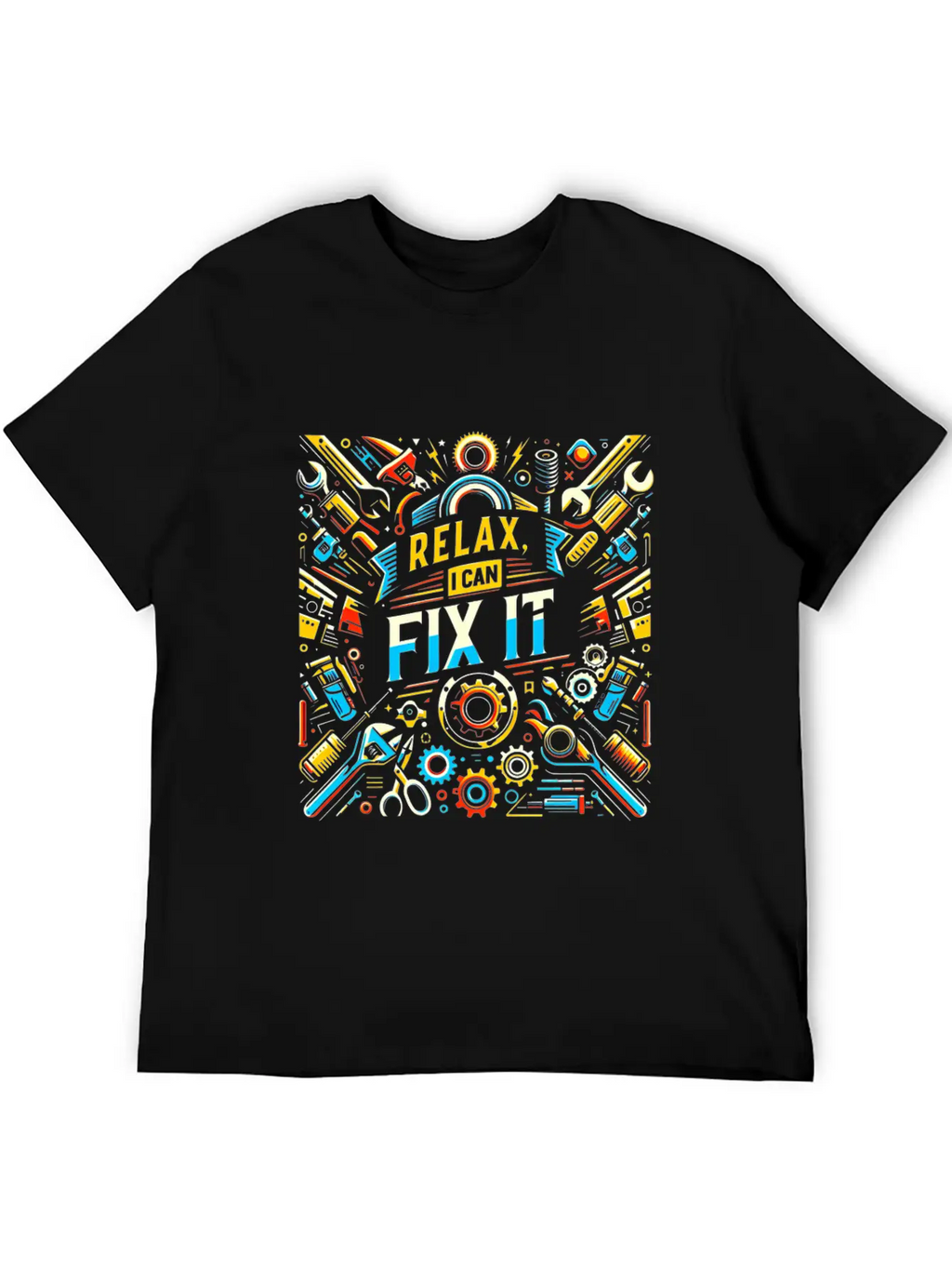 Relax I Can Fix It 33 Breathable Soft Cotton T-Shirt – Timeless Casual Look