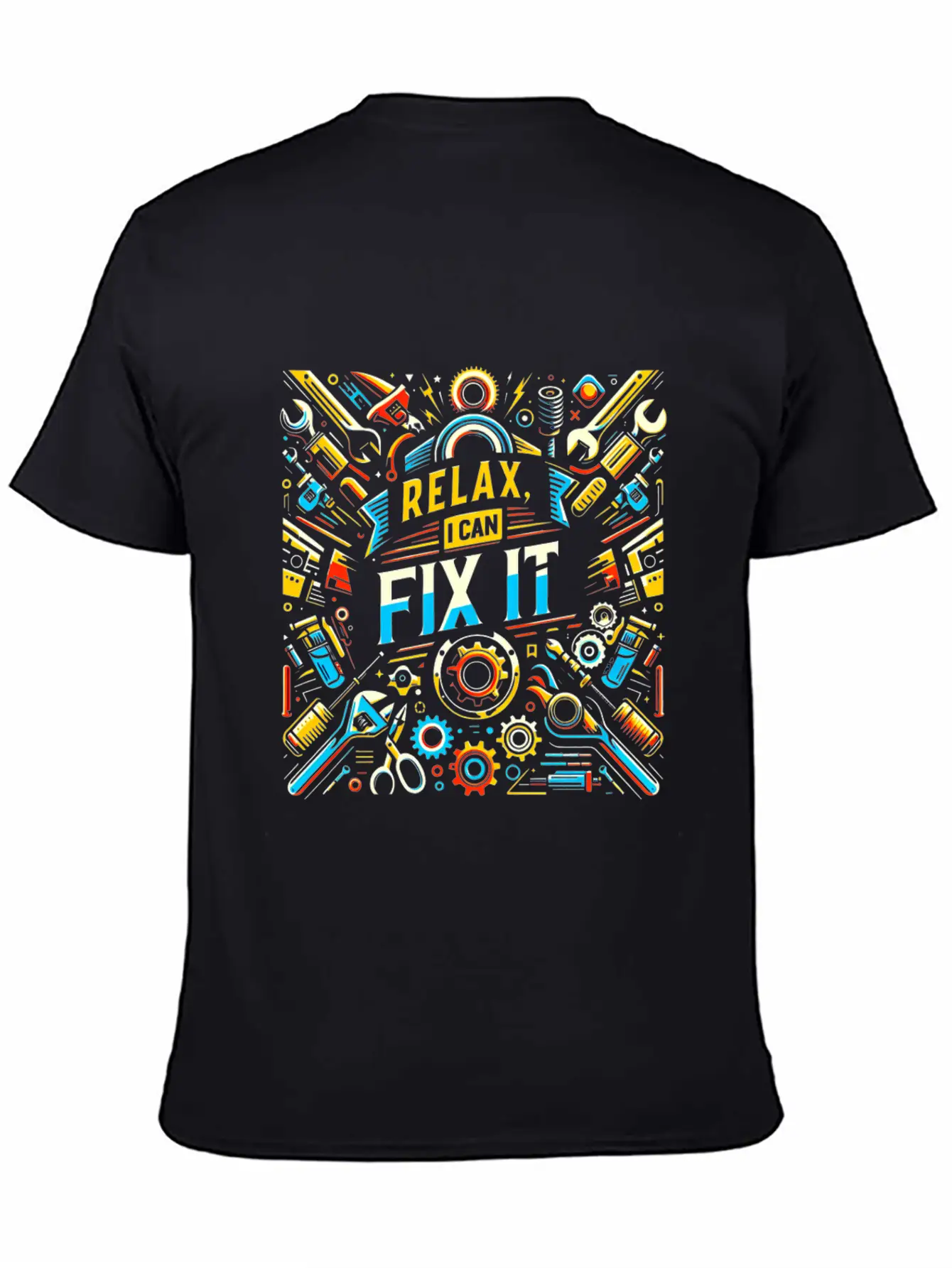 Relax I Can Fix It 33 Breathable Soft Cotton T-Shirt – Timeless Casual Look