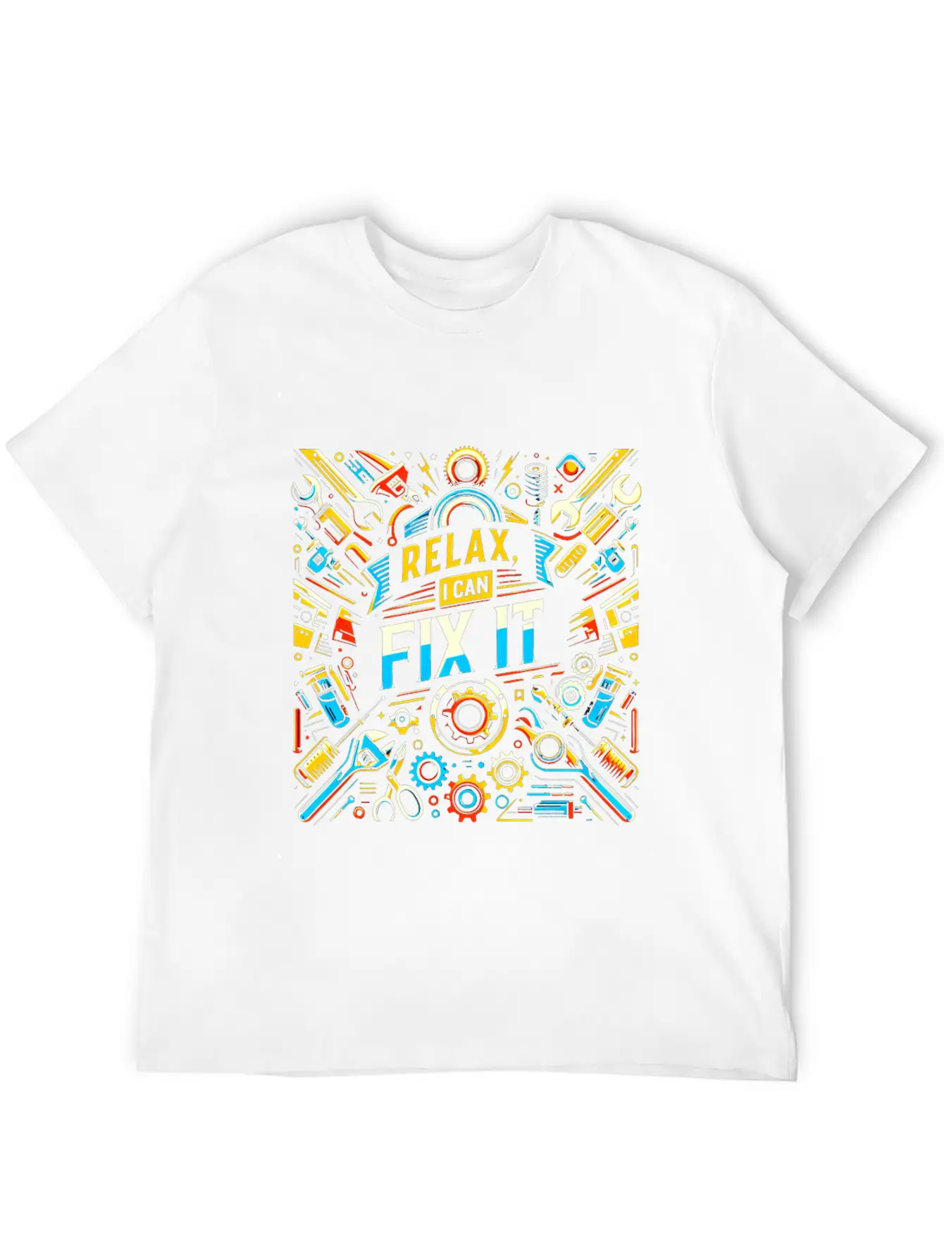 Relax I Can Fix It 33 Breathable Soft Cotton T-Shirt – Timeless Casual Look