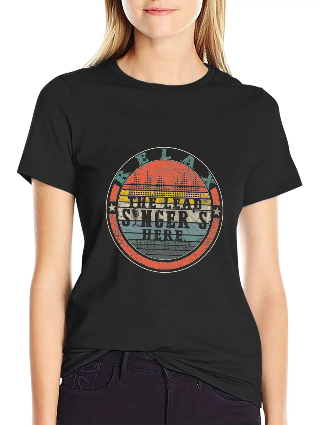 Relax The Lead Singer's Here Shirt, Funny Lead Unisex Short Sleeve Soft Cotton T-Shirt – Casual Everyday Wear
