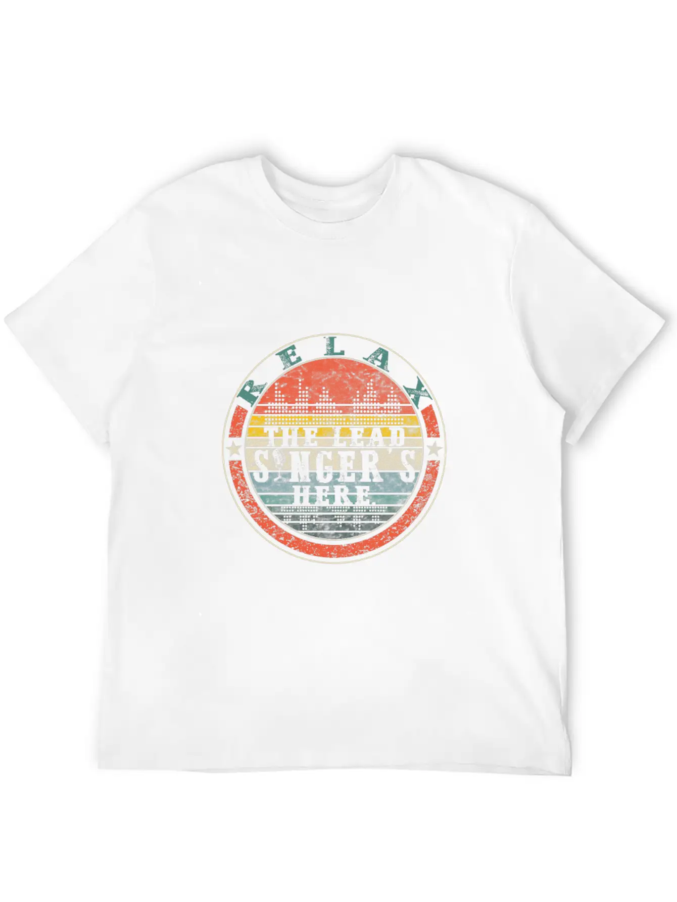Relax The Lead Singer's Here Shirt, Funny Lead Unisex Short Sleeve Soft Cotton T-Shirt – Casual Everyday Wear