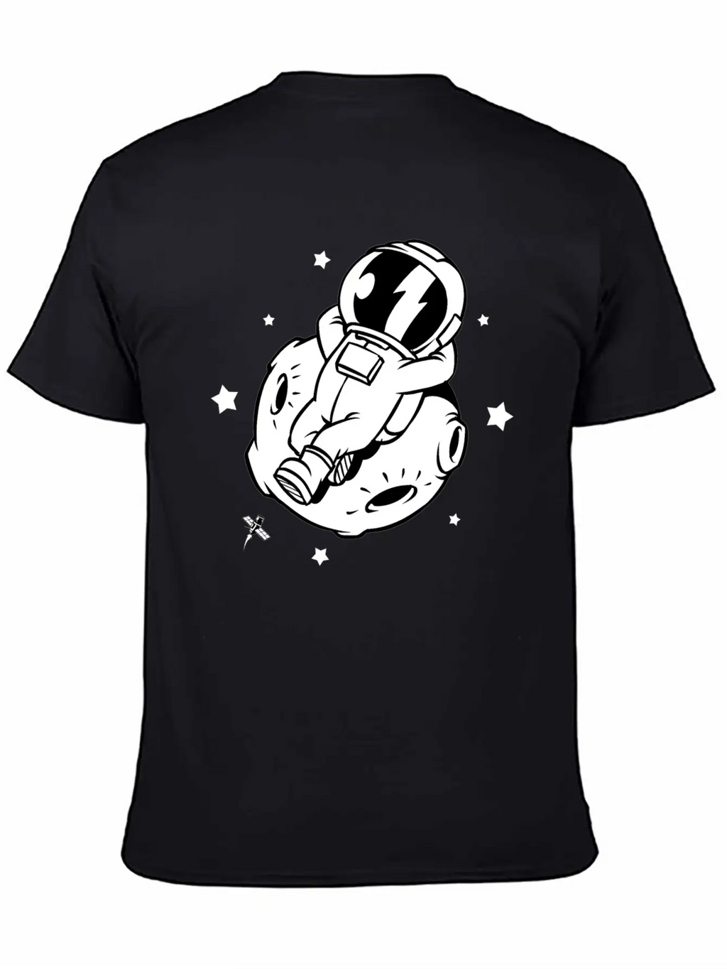 Relaxing Astronaut On A Planet Classic Fit Graphic Tee For Daily Comfort – Unisex Cotton Shirt