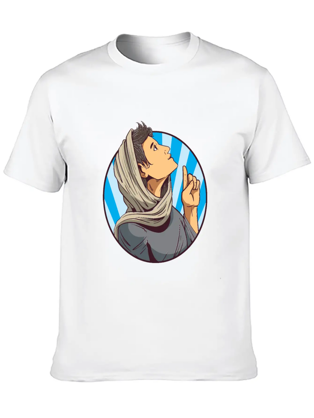 Religion Up There Stylish Everyday T-Shirt – Unisex Basic Cotton Tee