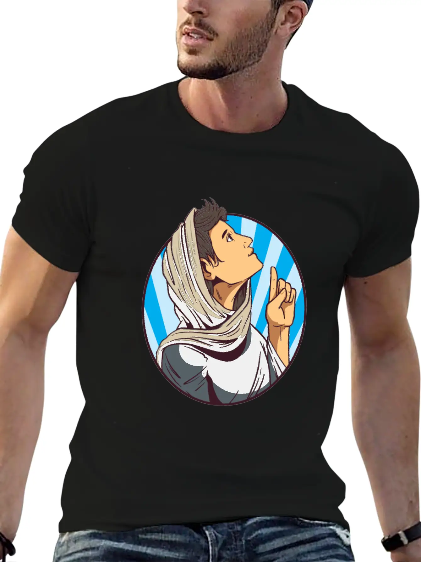 Religion Up There Stylish Everyday T-Shirt – Unisex Basic Cotton Tee