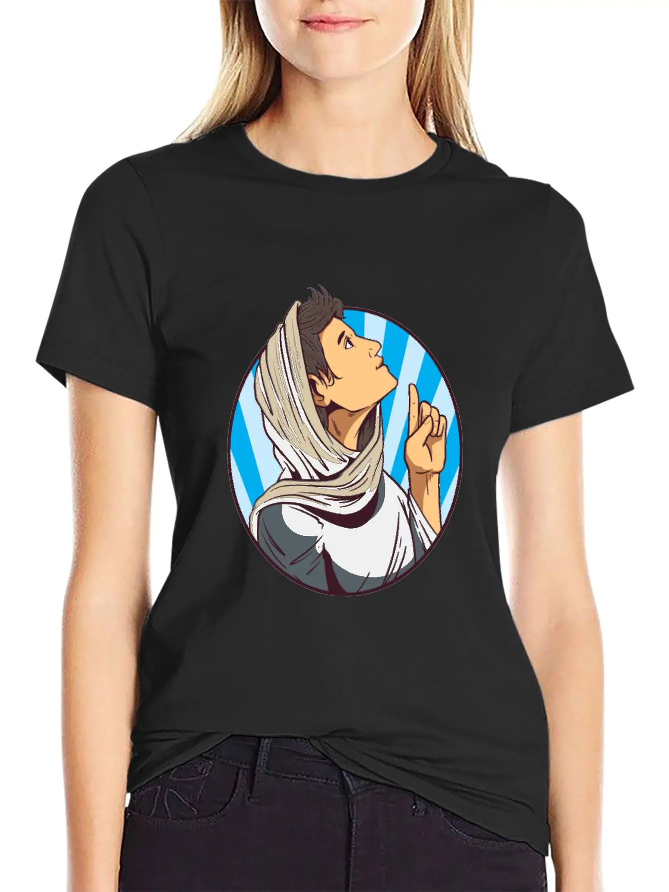 Religion Up There Stylish Everyday T-Shirt – Unisex Basic Cotton Tee