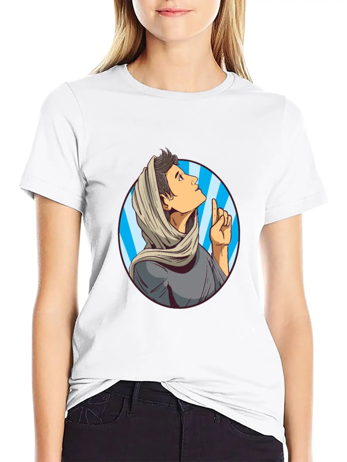 Religion Up There Stylish Everyday T-Shirt – Unisex Basic Cotton Tee