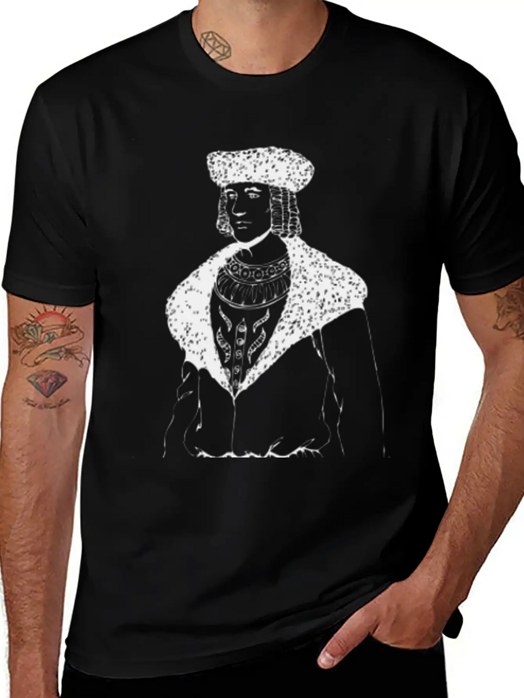 Renaissance Of Traditional Character Unisex Casual T-Shirt – Clean Design For Daily Comfort