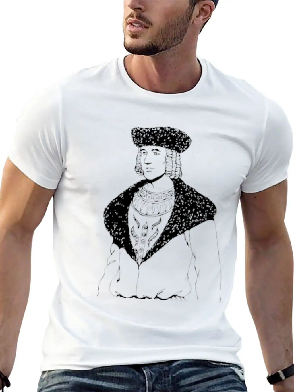 Renaissance Of Traditional Character Unisex Casual T-Shirt – Clean Design For Daily Comfort