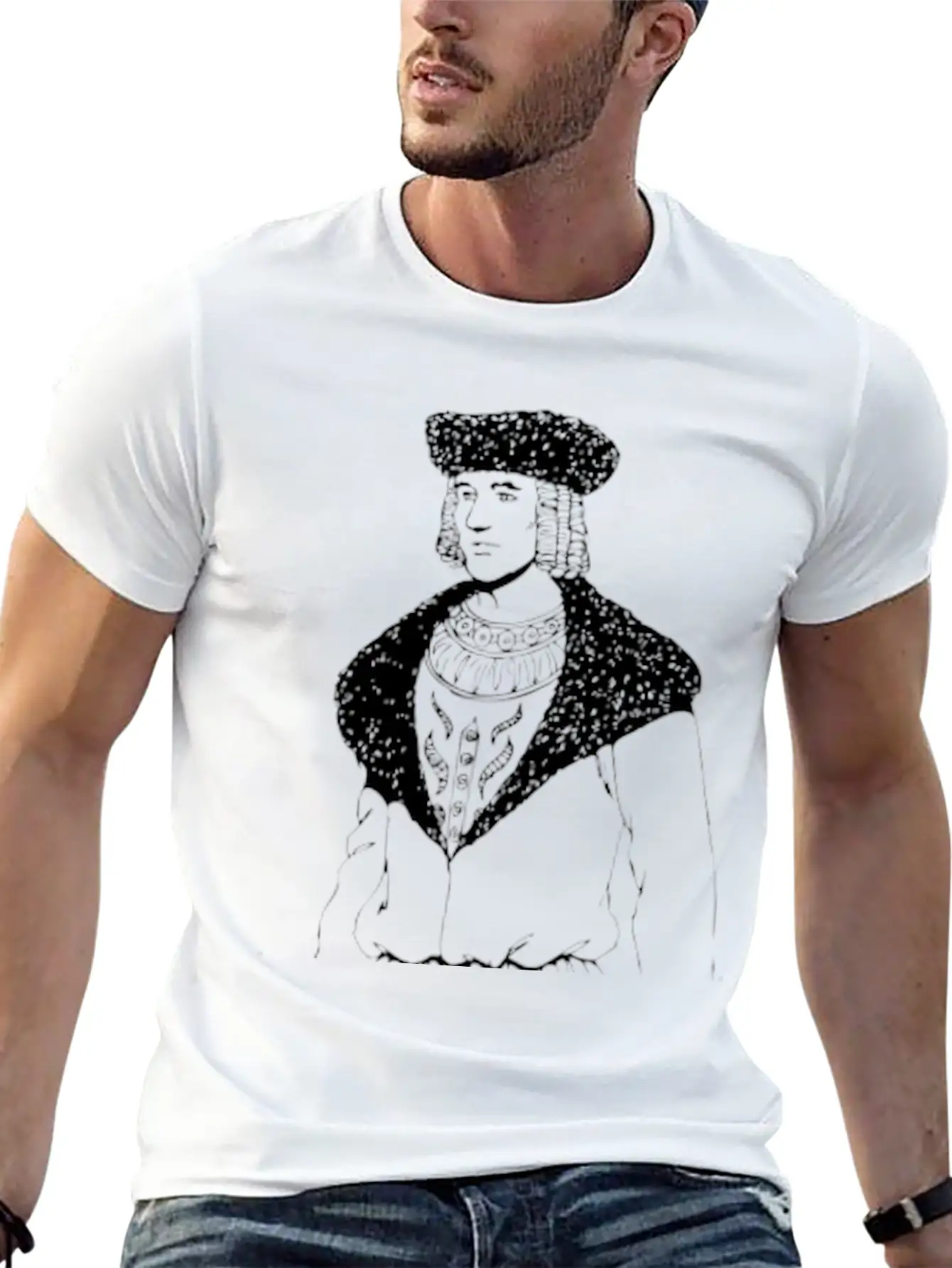Renaissance Of Traditional Character Unisex Casual T-Shirt – Clean Design For Daily Comfort
