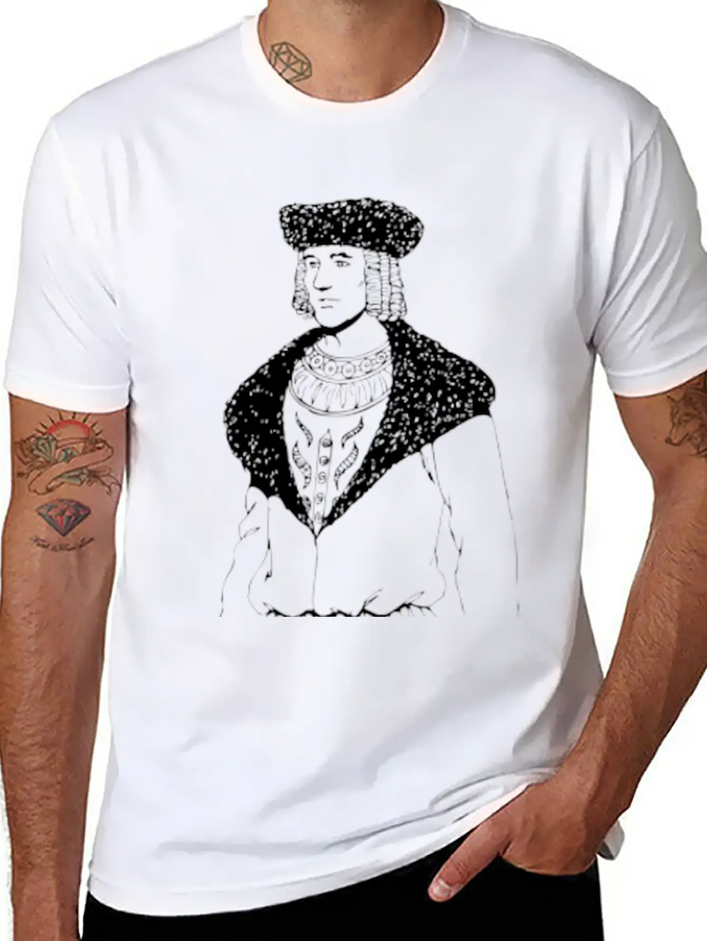 Renaissance Of Traditional Character Unisex Casual T-Shirt – Clean Design For Daily Comfort
