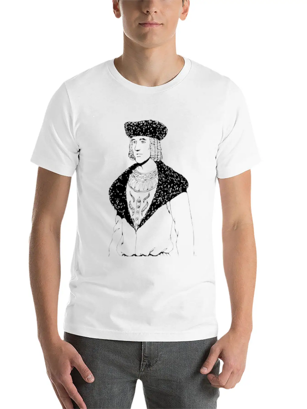 Renaissance Of Traditional Character Unisex Casual T-Shirt – Clean Design For Daily Comfort