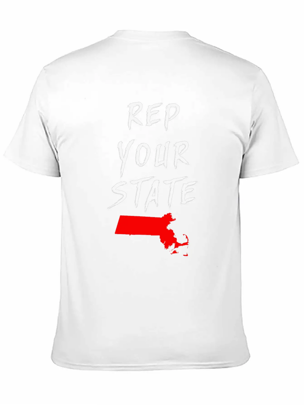 REP YOUR STATE MASSACHUSETTS Breathable Soft Cotton T-Shirt – Timeless Casual Look