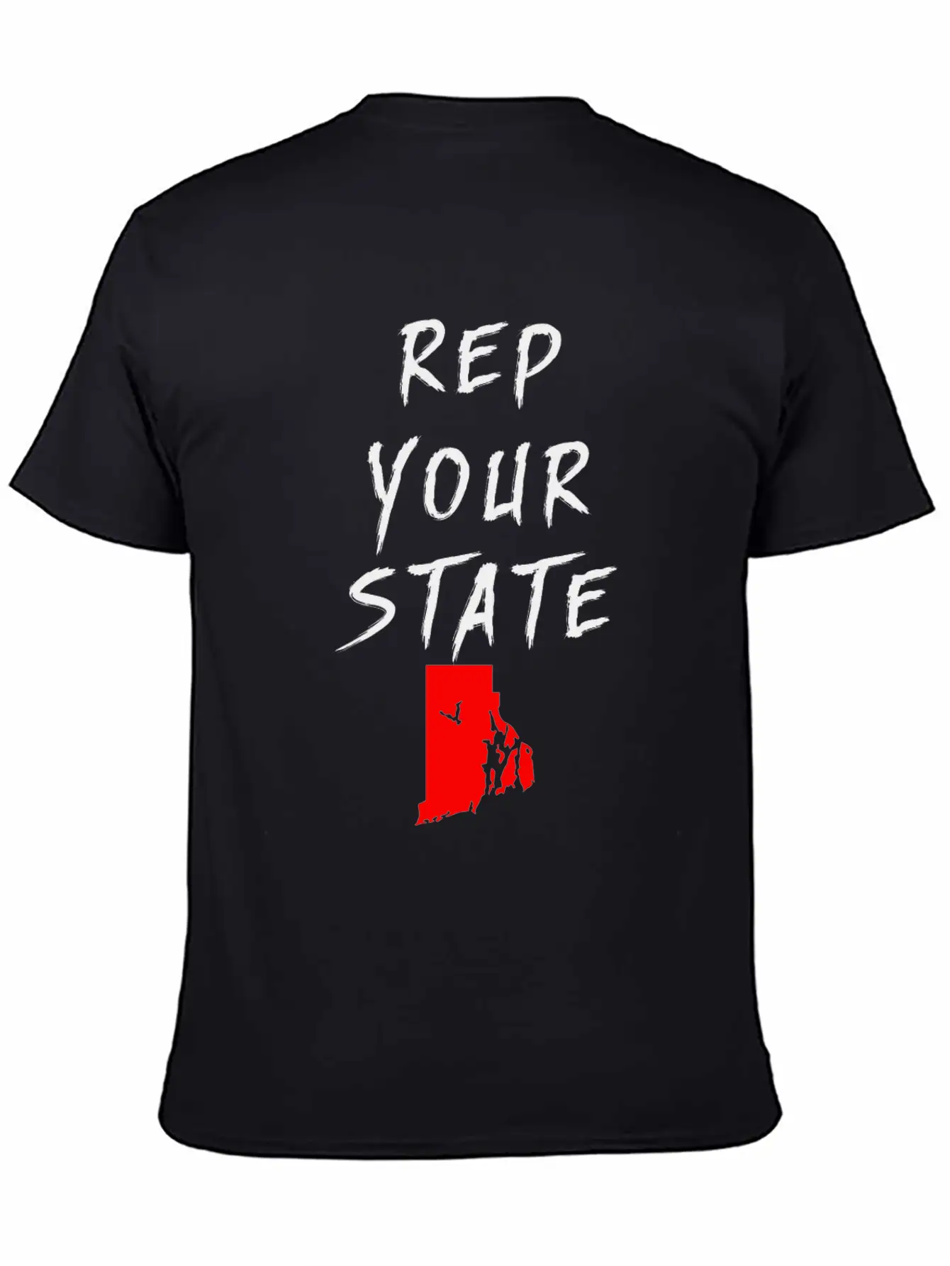 REP YOUR STATE RHODE ISLAND Unisex Casual T-Shirt – Clean Design For Daily Comfort