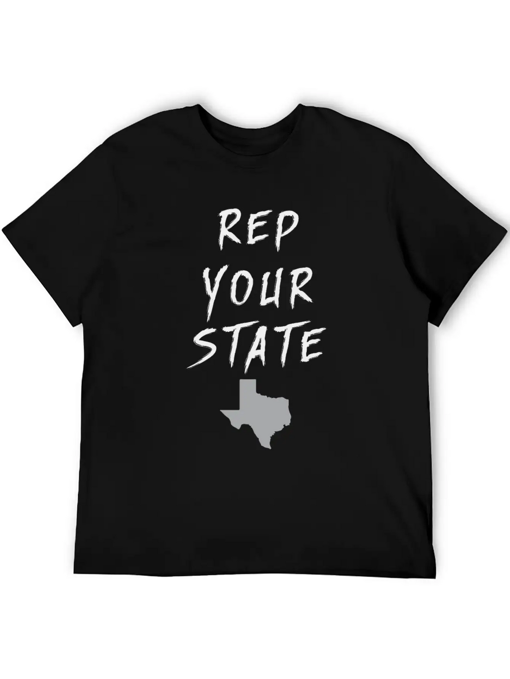 REP YOUR STATE TEXAS Unisex Short Sleeve Soft Cotton T-Shirt – Casual Everyday Wear