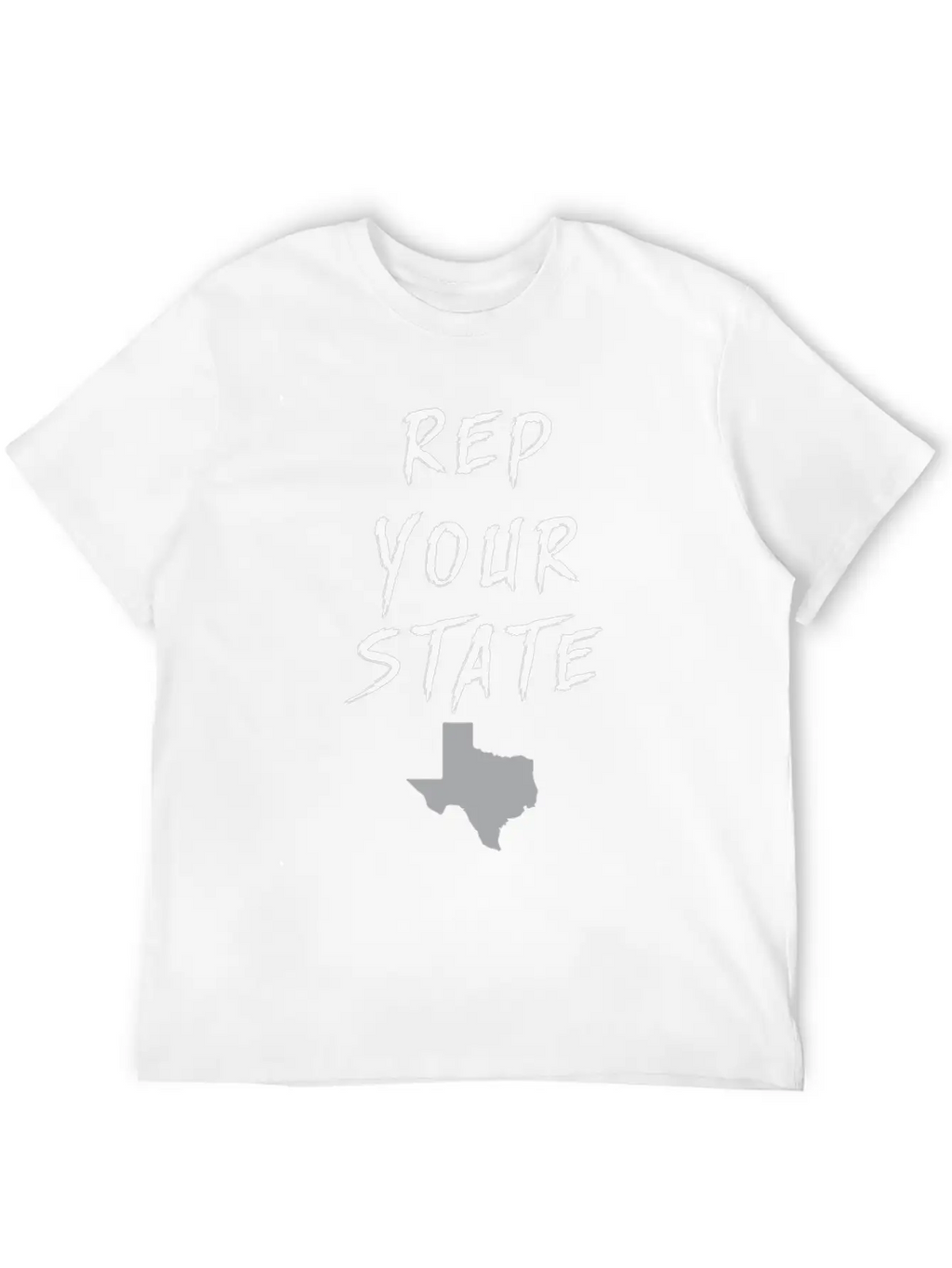 REP YOUR STATE TEXAS Unisex Short Sleeve Soft Cotton T-Shirt – Casual Everyday Wear