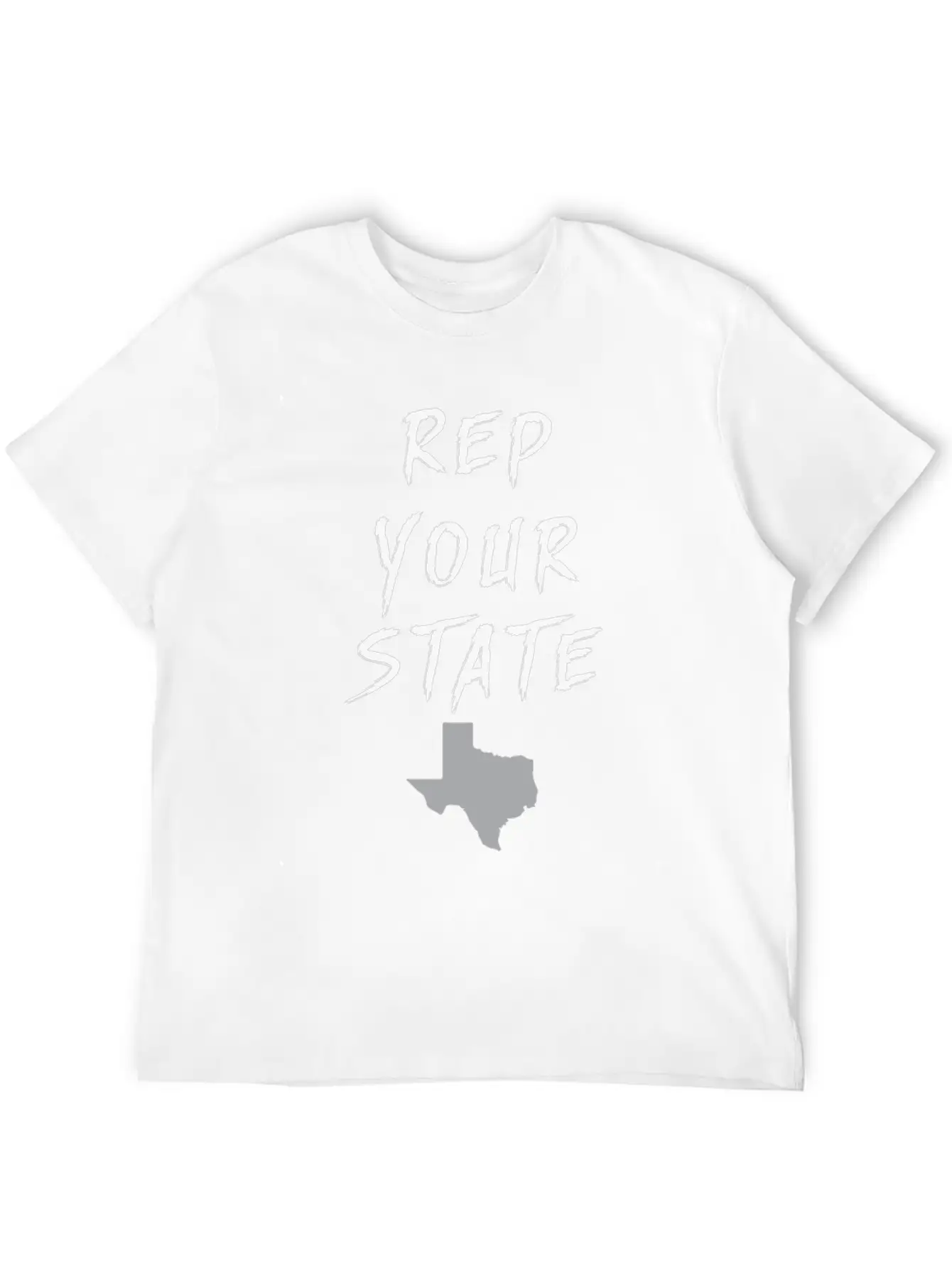 REP YOUR STATE TEXAS Unisex Short Sleeve Soft Cotton T-Shirt – Casual Everyday Wear