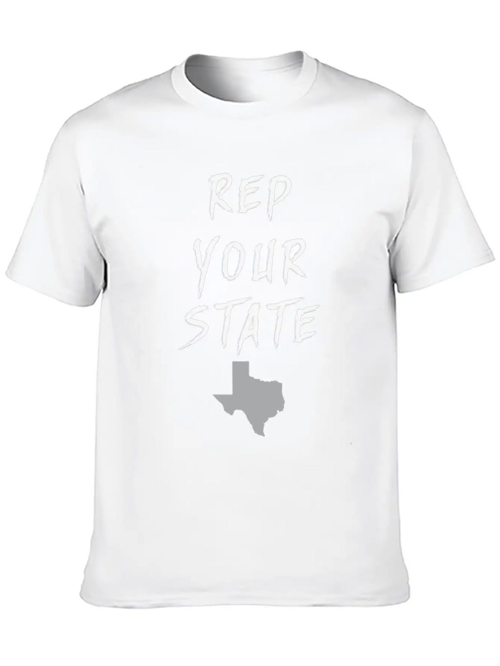 REP YOUR STATE TEXAS Unisex Short Sleeve Soft Cotton T-Shirt – Casual Everyday Wear