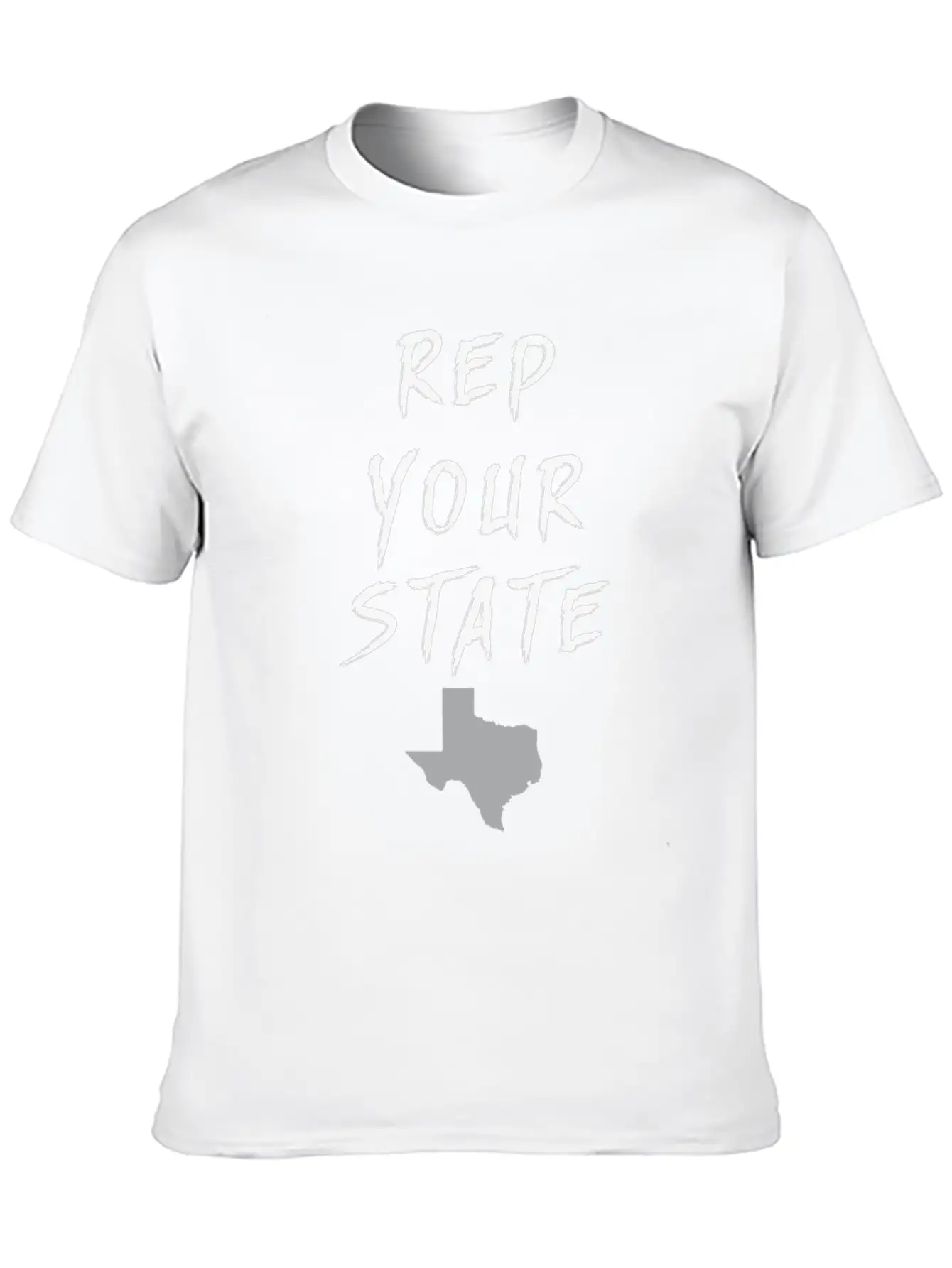 REP YOUR STATE TEXAS Unisex Short Sleeve Soft Cotton T-Shirt – Casual Everyday Wear