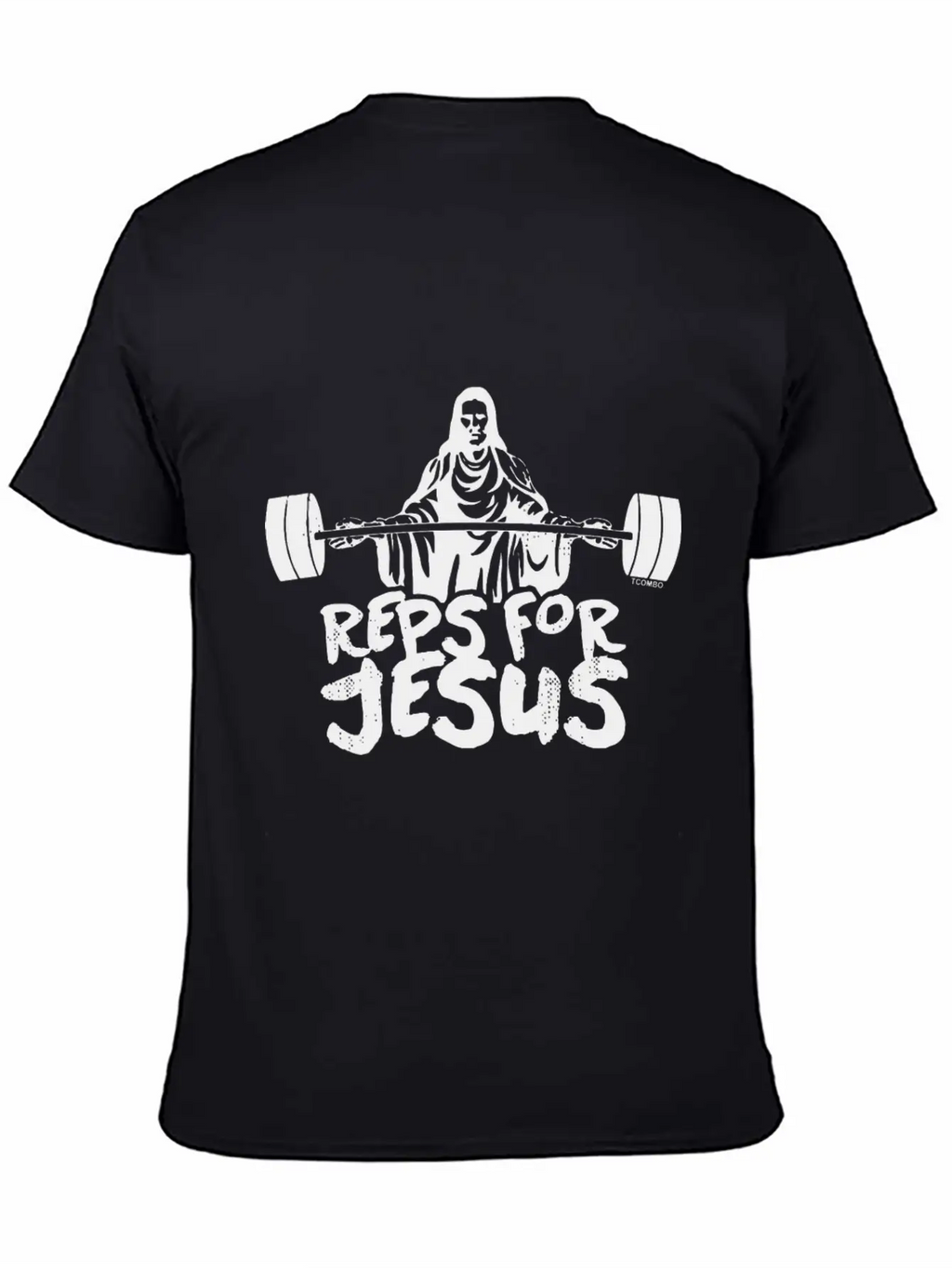 Reps For Jesus Gym Workout Exercise Fit Unisex Short Sleeve Soft Cotton T-Shirt – Casual Everyday Wear