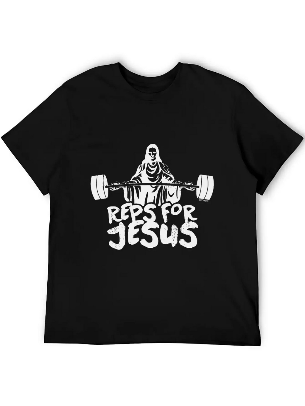 Reps For Jesus Gym Workout Exercise Fit Unisex Short Sleeve Soft Cotton T-Shirt – Casual Everyday Wear