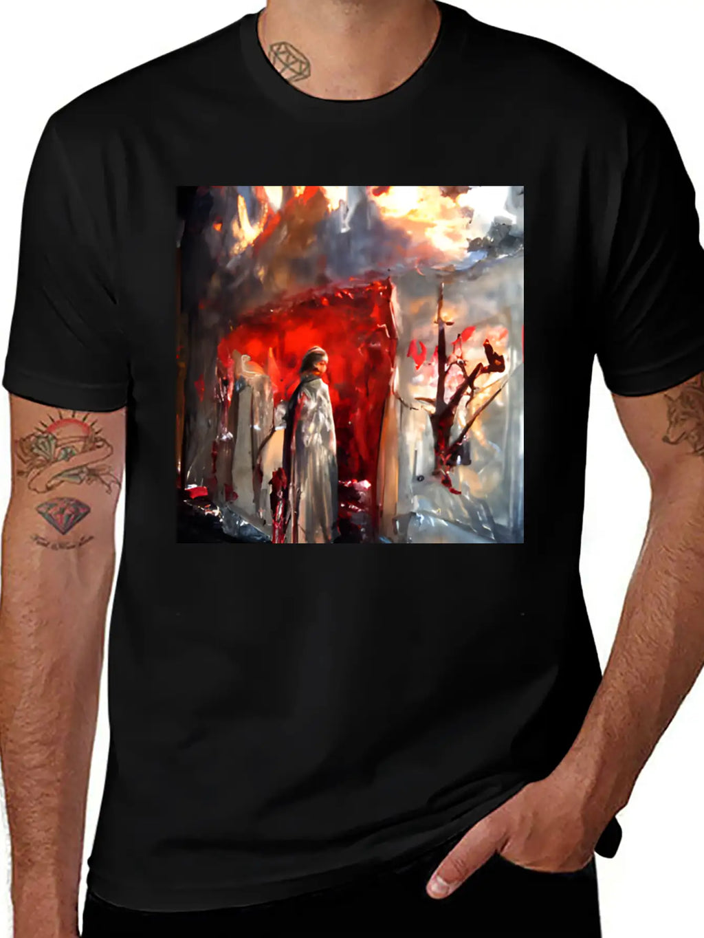 Requiem Unisex Short Sleeve Soft Cotton T-Shirt – Casual Everyday Wear