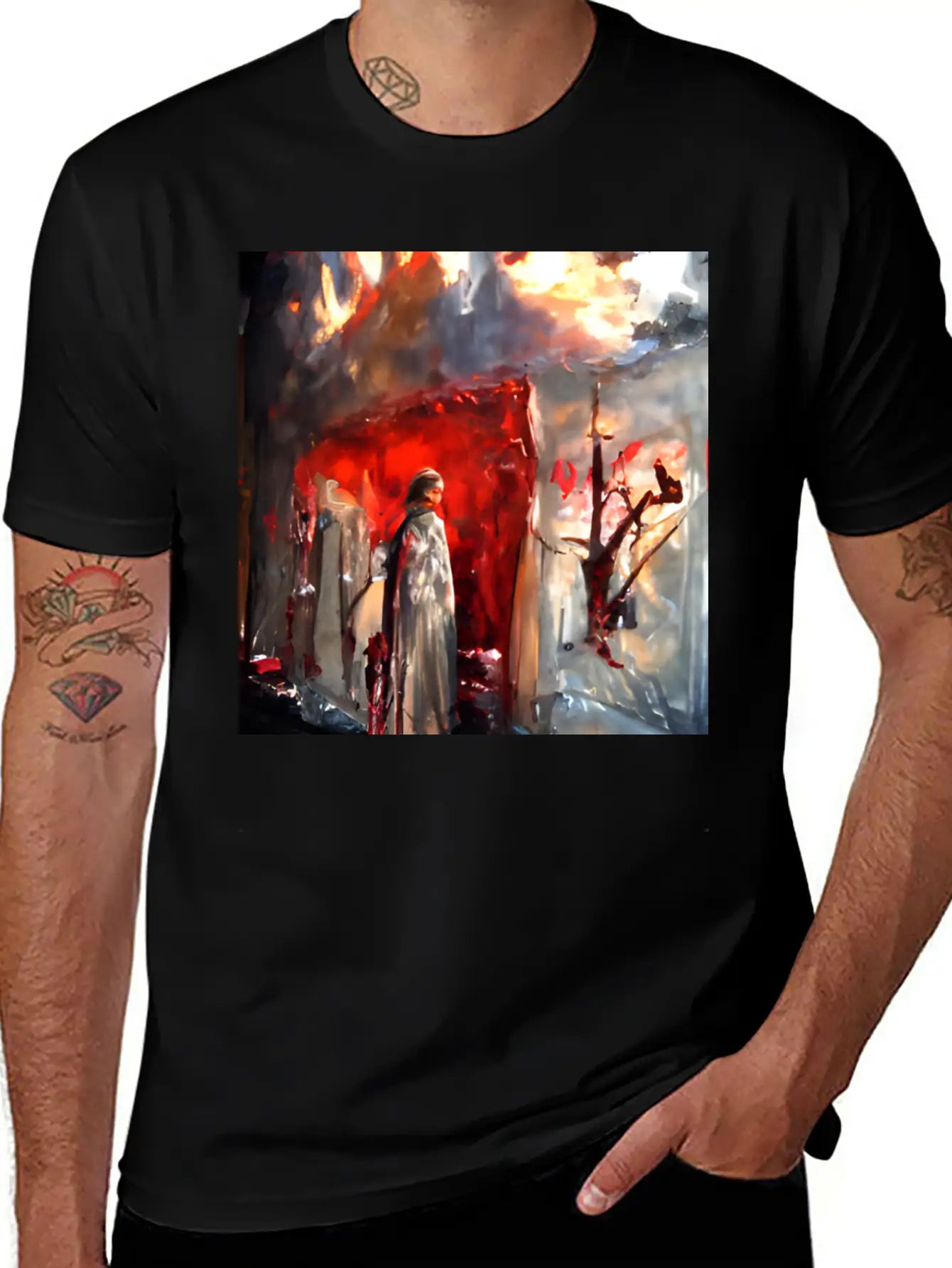 Requiem Unisex Short Sleeve Soft Cotton T-Shirt – Casual Everyday Wear