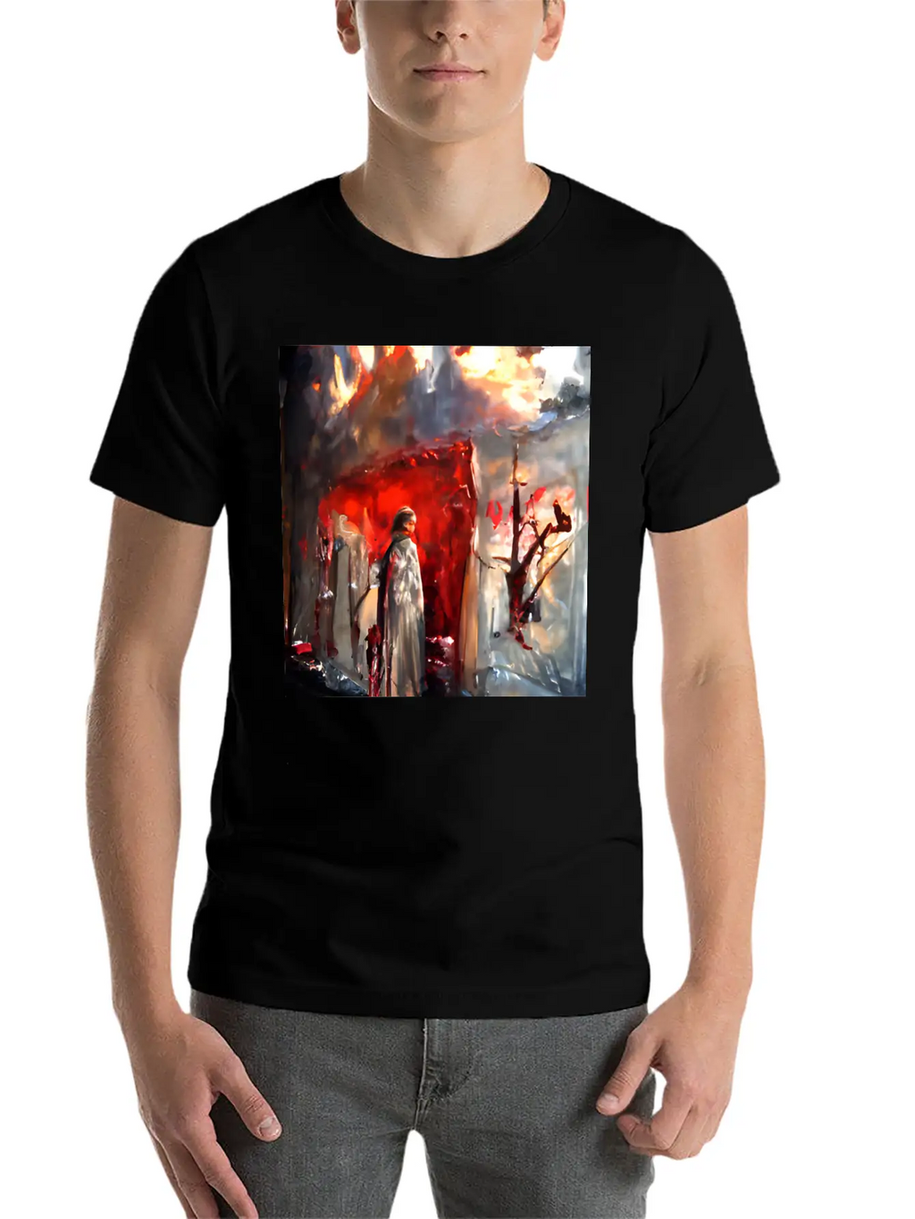 Requiem Unisex Short Sleeve Soft Cotton T-Shirt – Casual Everyday Wear