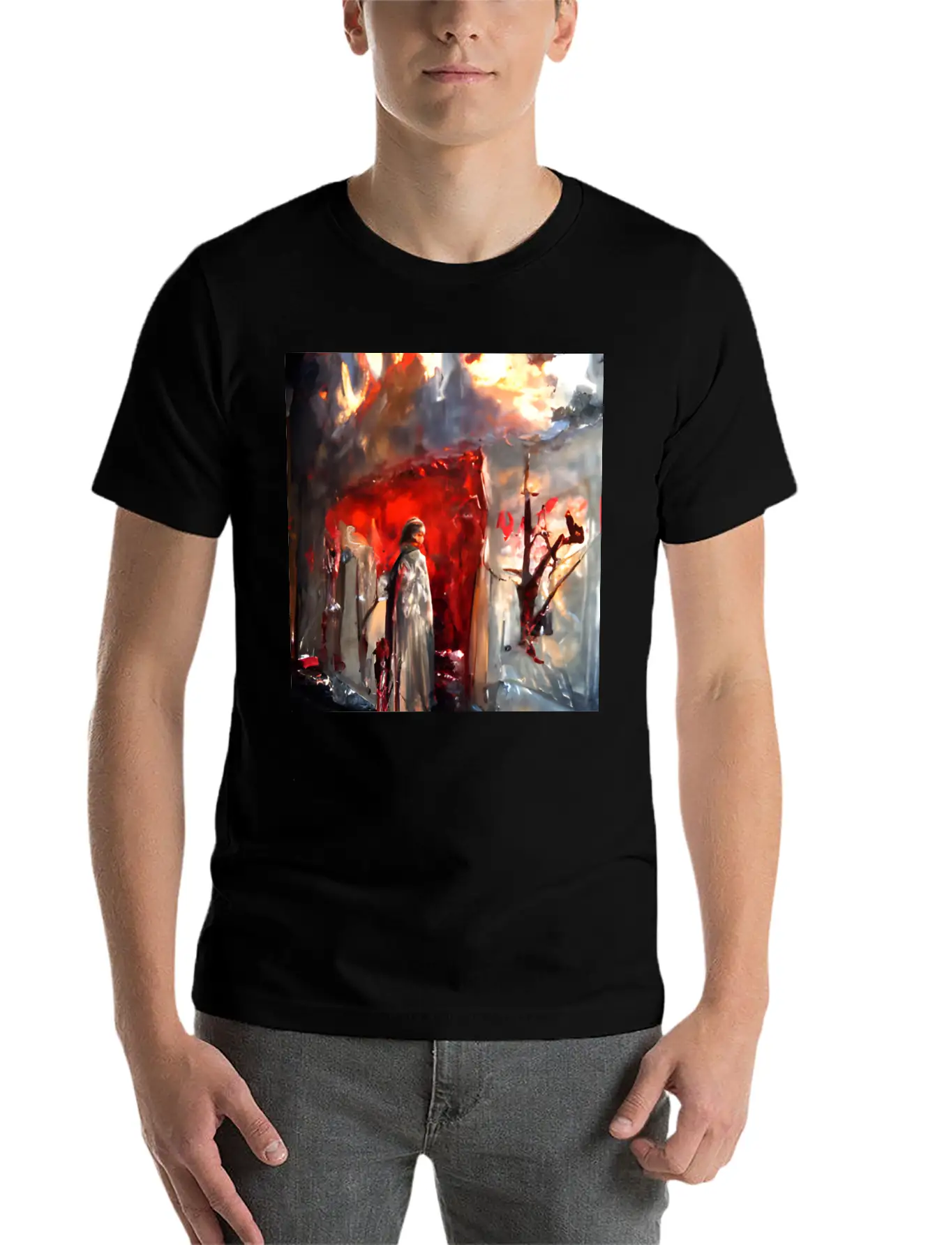 Requiem Unisex Short Sleeve Soft Cotton T-Shirt – Casual Everyday Wear