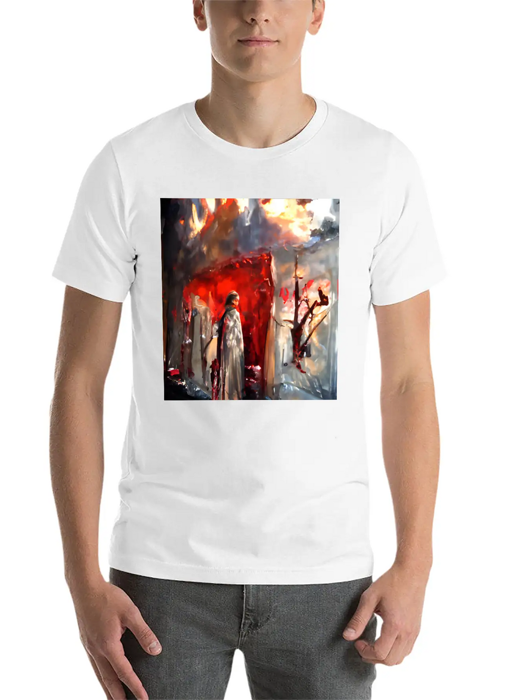 Requiem Unisex Short Sleeve Soft Cotton T-Shirt – Casual Everyday Wear