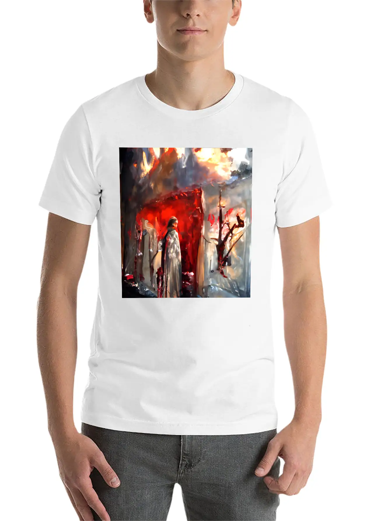 Requiem Unisex Short Sleeve Soft Cotton T-Shirt – Casual Everyday Wear