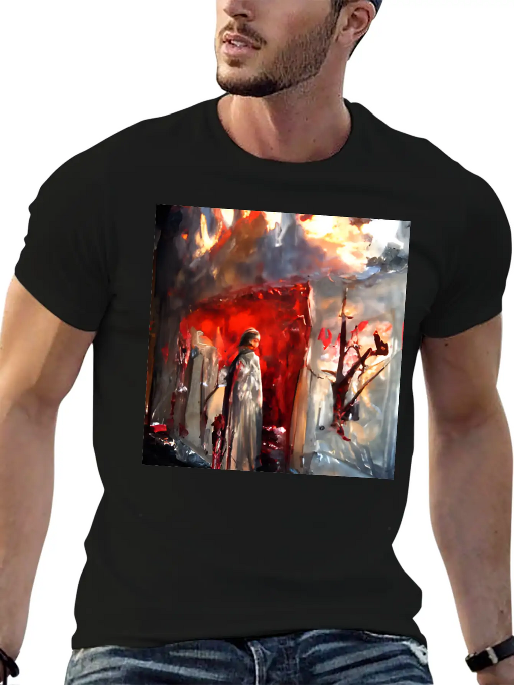 Requiem Unisex Short Sleeve Soft Cotton T-Shirt – Casual Everyday Wear