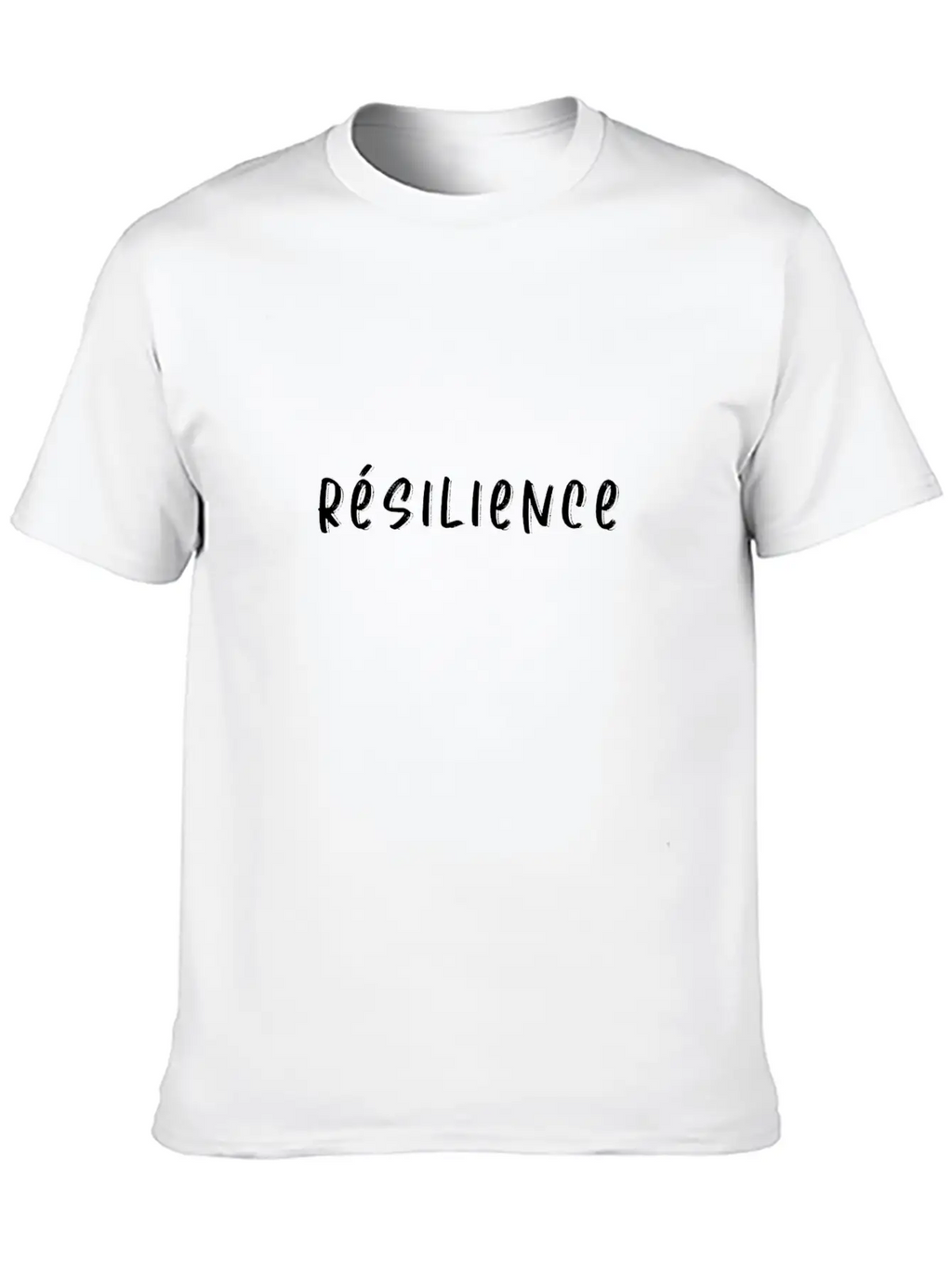 RESILIENCE Essential Cotton Tee For Daily Outfits – Unisex Style