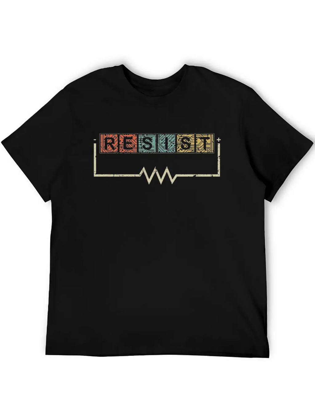 Resist! Vintage Electrical & Electronics Engineers Unisex Casual T-Shirt – Clean Design For Daily Comfort
