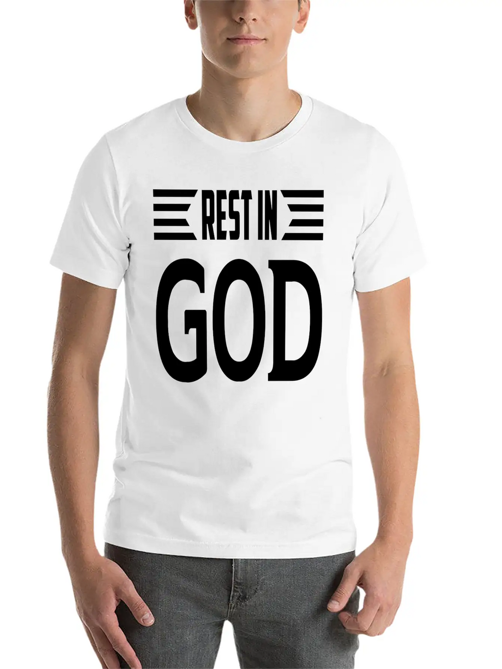 Rest In God Unisex Casual T-Shirt – Clean Design For Daily Comfort