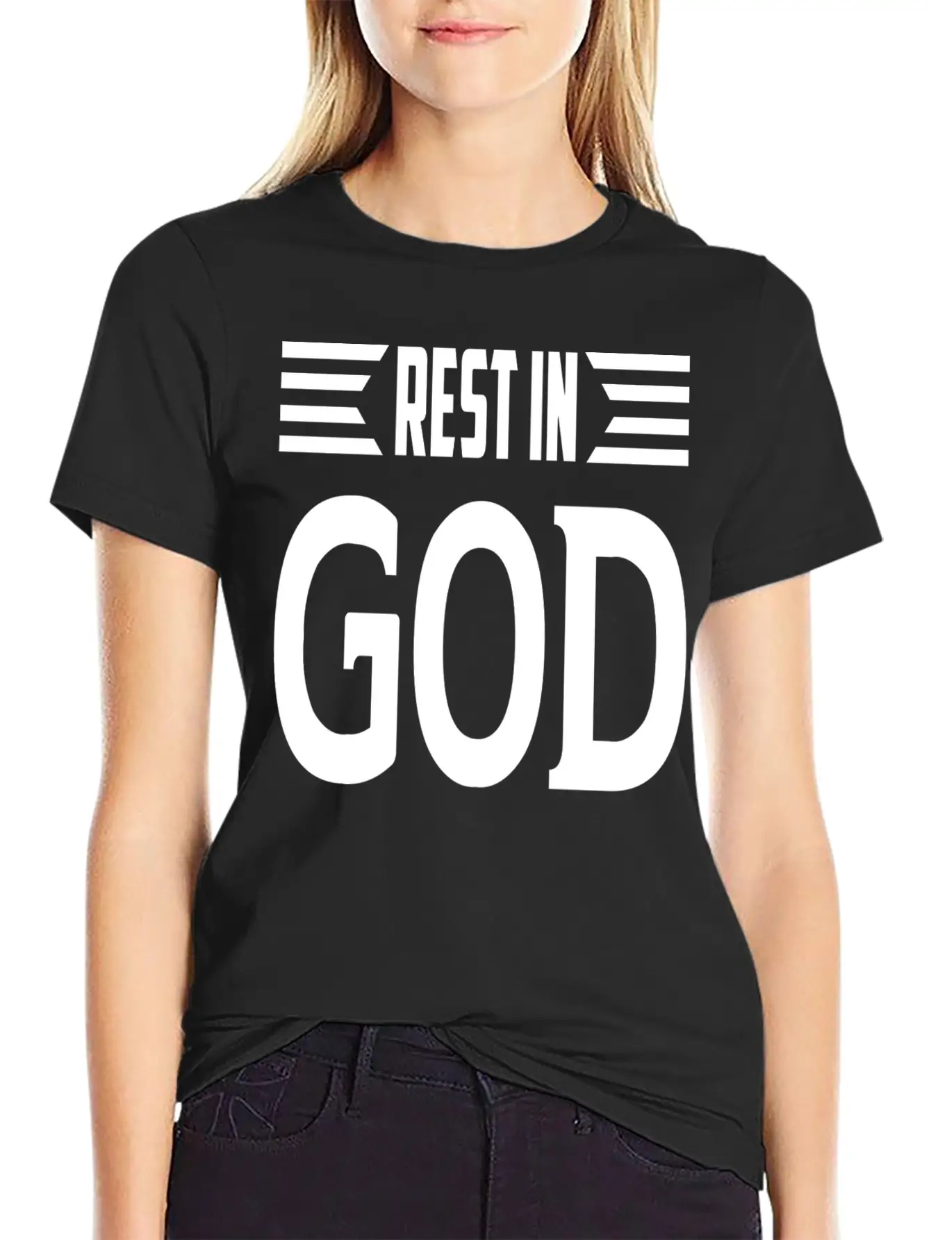 Rest In God Unisex Casual T-Shirt – Clean Design For Daily Comfort