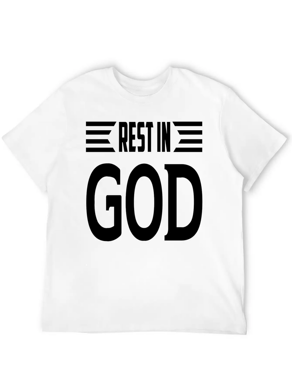 Rest In God Unisex Casual T-Shirt – Clean Design For Daily Comfort