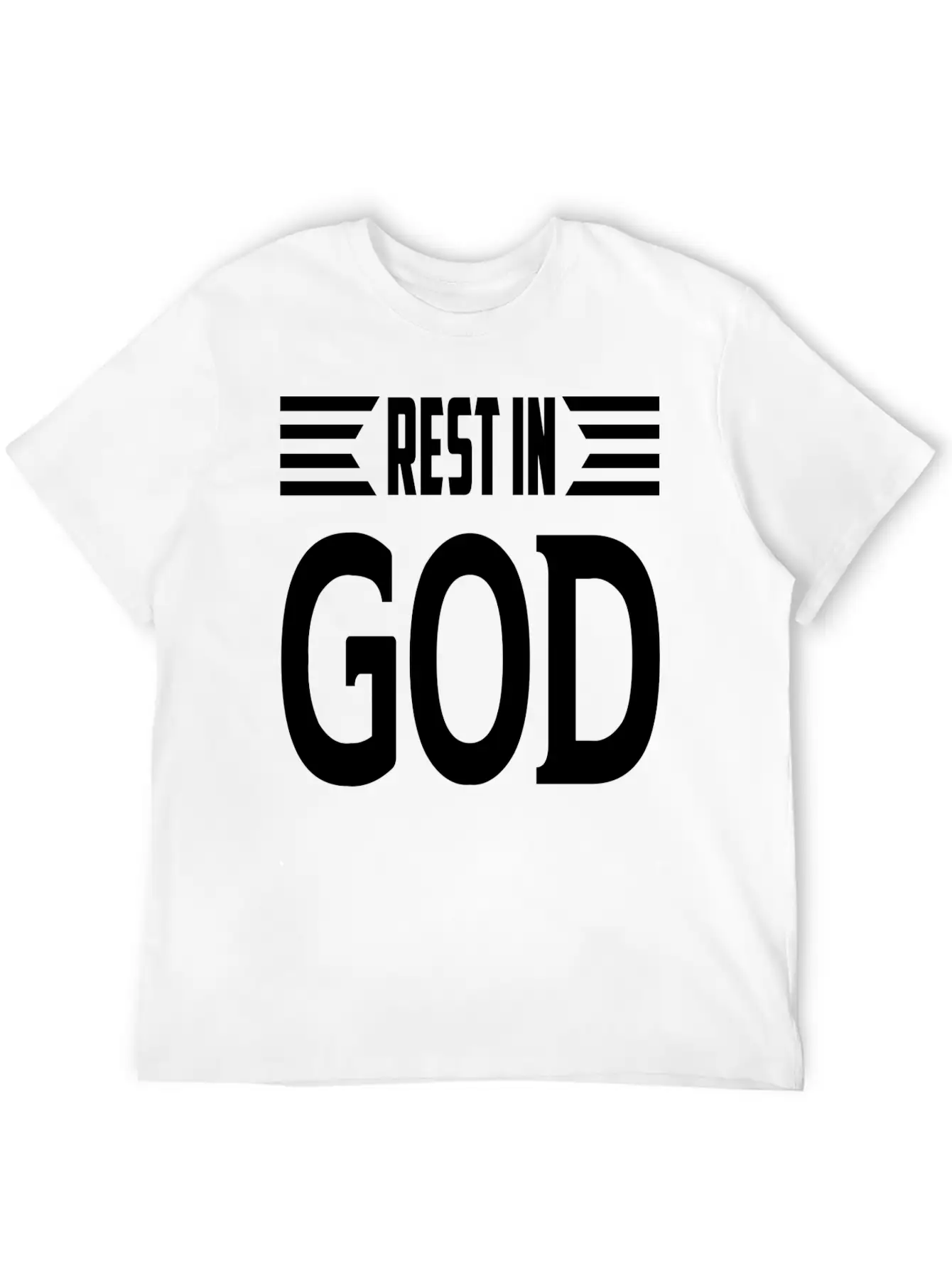 Rest In God Unisex Casual T-Shirt – Clean Design For Daily Comfort