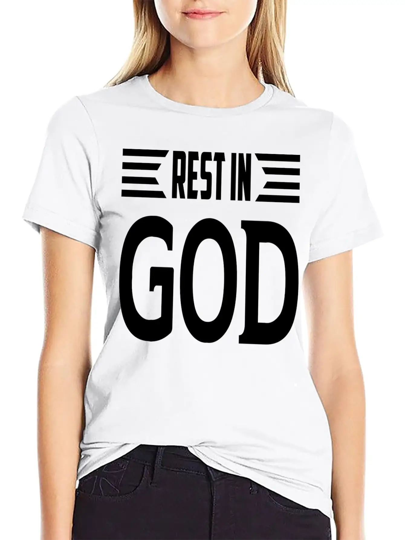 Rest In God Unisex Casual T-Shirt – Clean Design For Daily Comfort