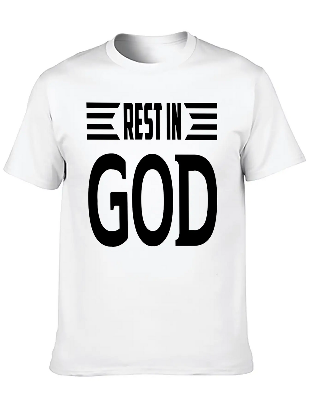 Rest In God Unisex Casual T-Shirt – Clean Design For Daily Comfort