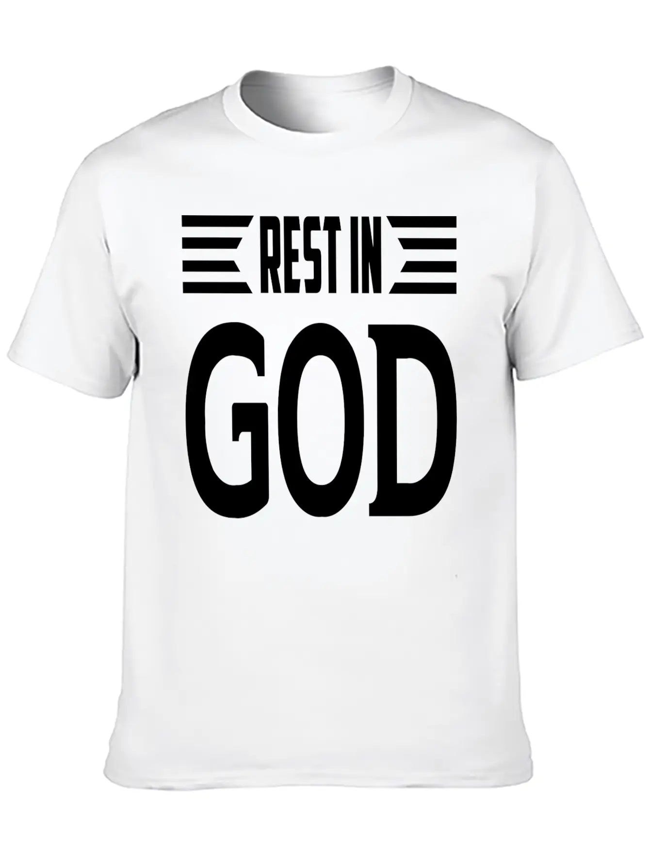 Rest In God Unisex Casual T-Shirt – Clean Design For Daily Comfort