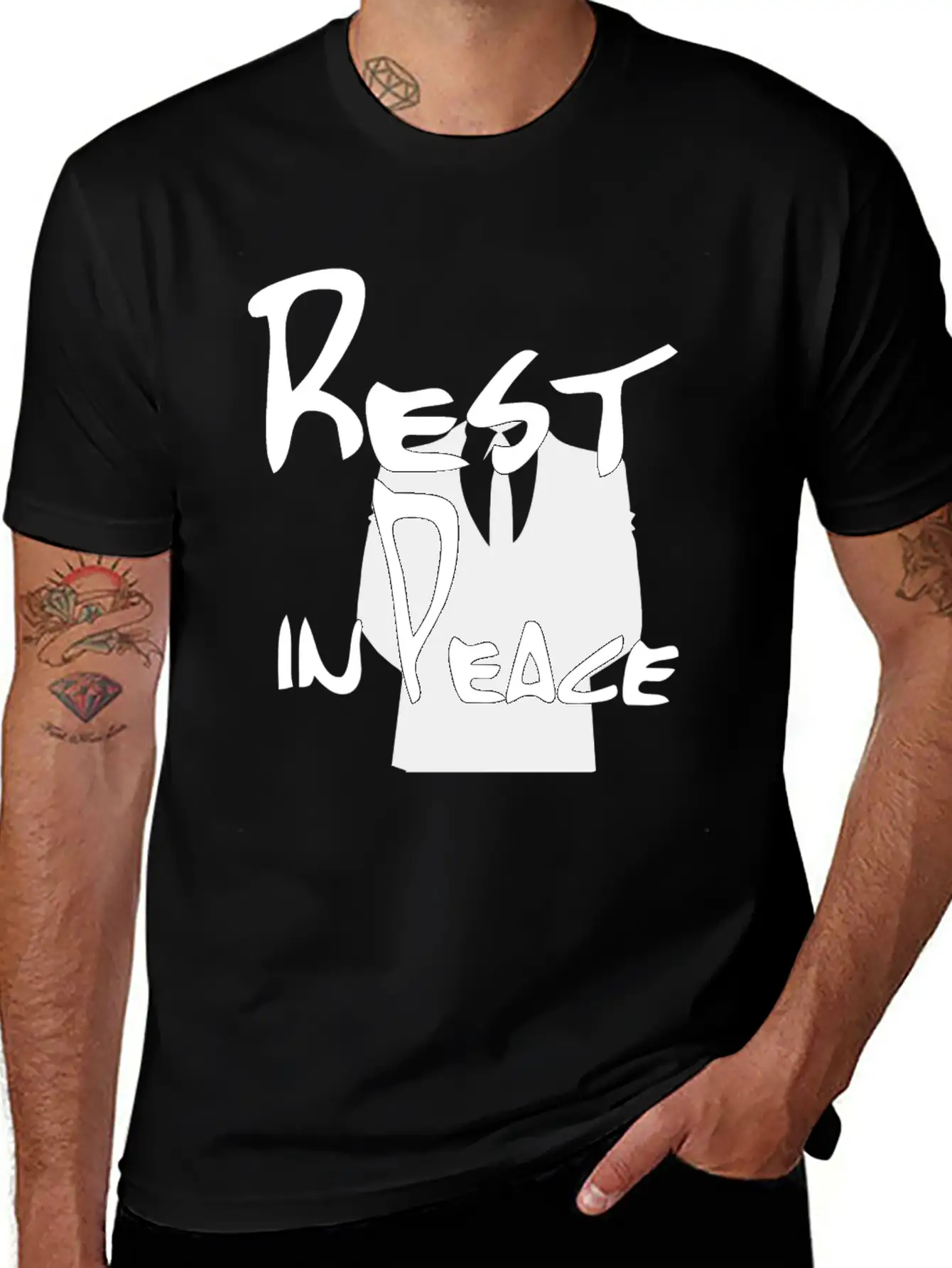 Rest In Peace Karl Casual Graphic T-Shirt – Simple And Comfortable Daily Wear