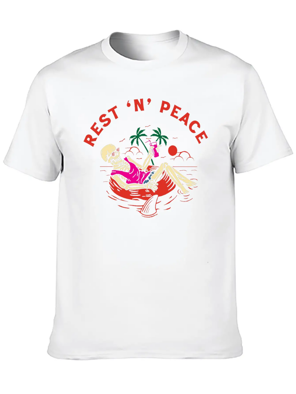 Rest N Peace Essential Cotton Tee For Daily Outfits – Unisex Style